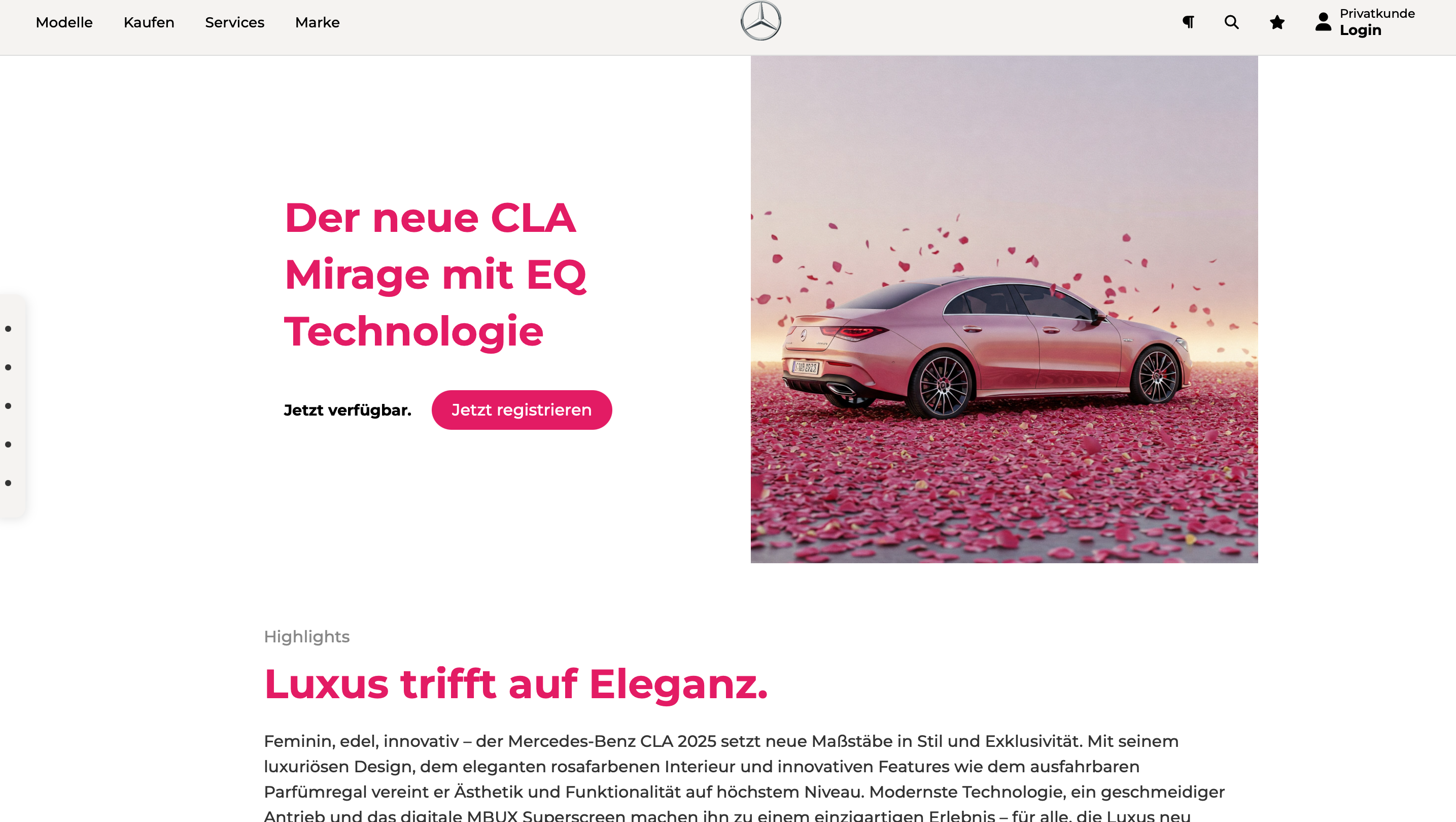 Mercedes-Benz CLA For Her