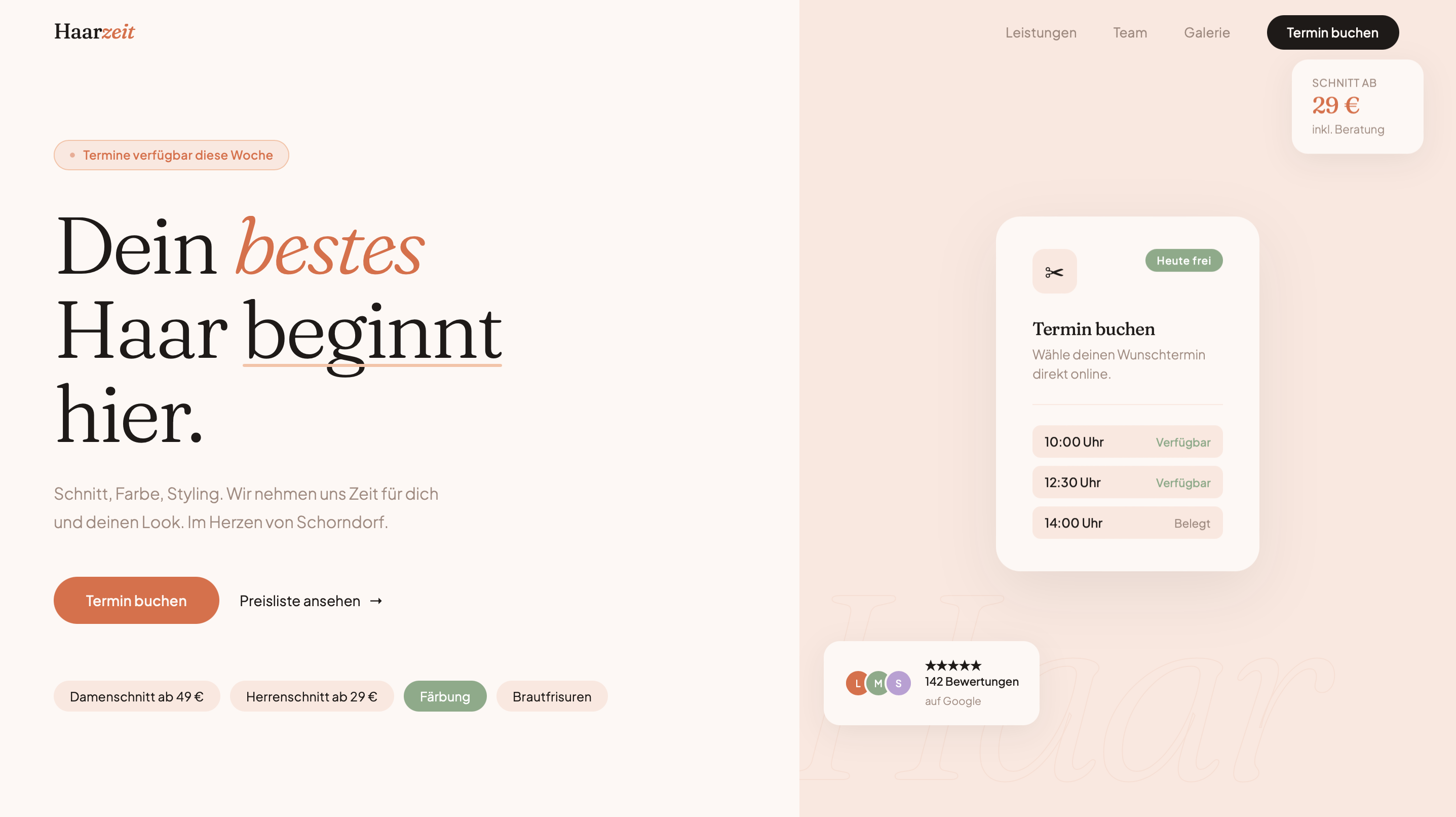 Haarzeit Friseursalon